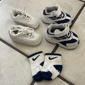 Nike baby shoes, size 2